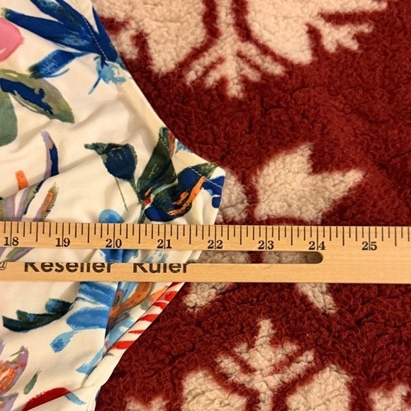 Sabrina Lauren New York Floral Wrap V Neck Sleeveless Blouse Top XL - Picture 5 of 6